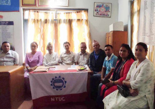 नेपाल ट्रेड युनियन काग्रेसले योगदानमा आधारित सामाजिक सुरक्षाको लागि पहल गर्ने  