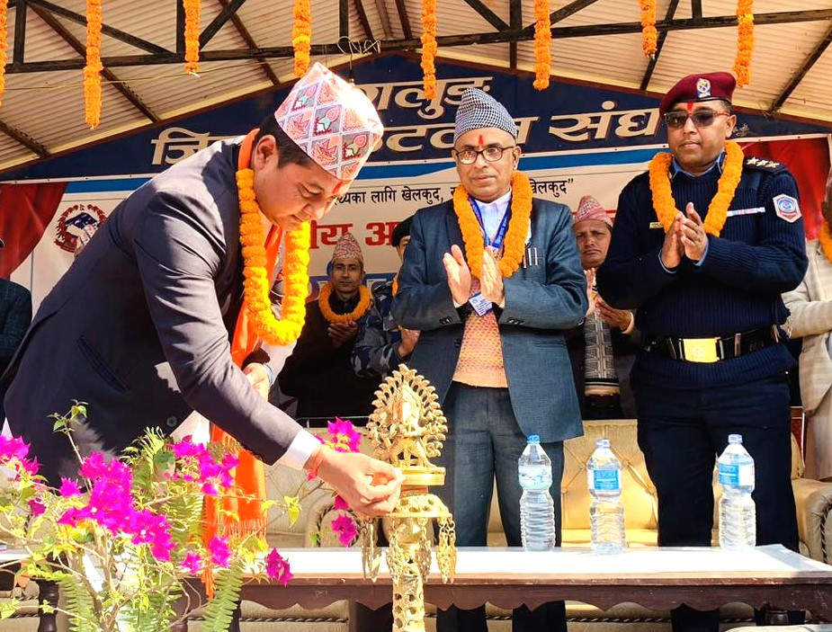 बागलुङ नगरपालिकामा छैठौ राष्ट्रपति रनिङ शिल्ड प्रतियोगिता