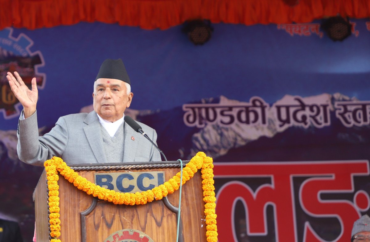 नेपालको संविधानलाई कसैले आँच पु¥याउन नसक्ने : राष्ट्रपति पौडेल