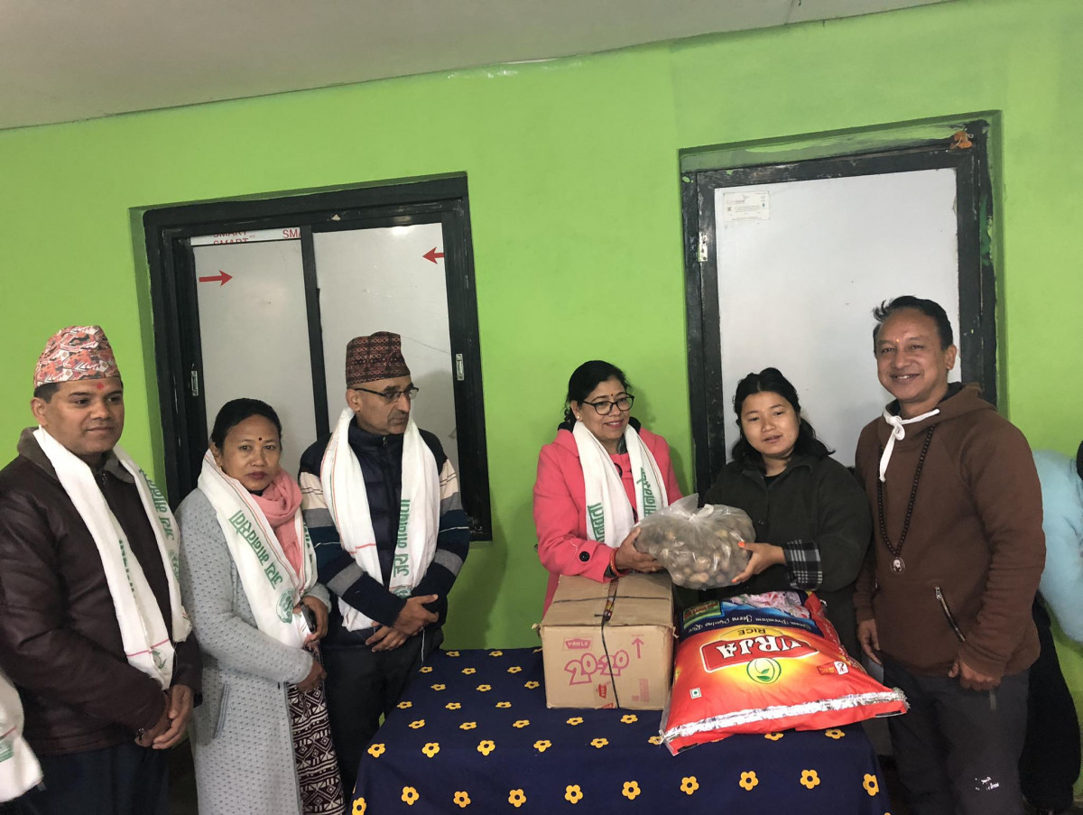 नेपाल ट्रेड युनियन स्थापना दिवसको अवसरमा खाद्यान्न वितरण