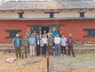 गोलकोत कोतघरको जिर्णोद्वार गरिदै